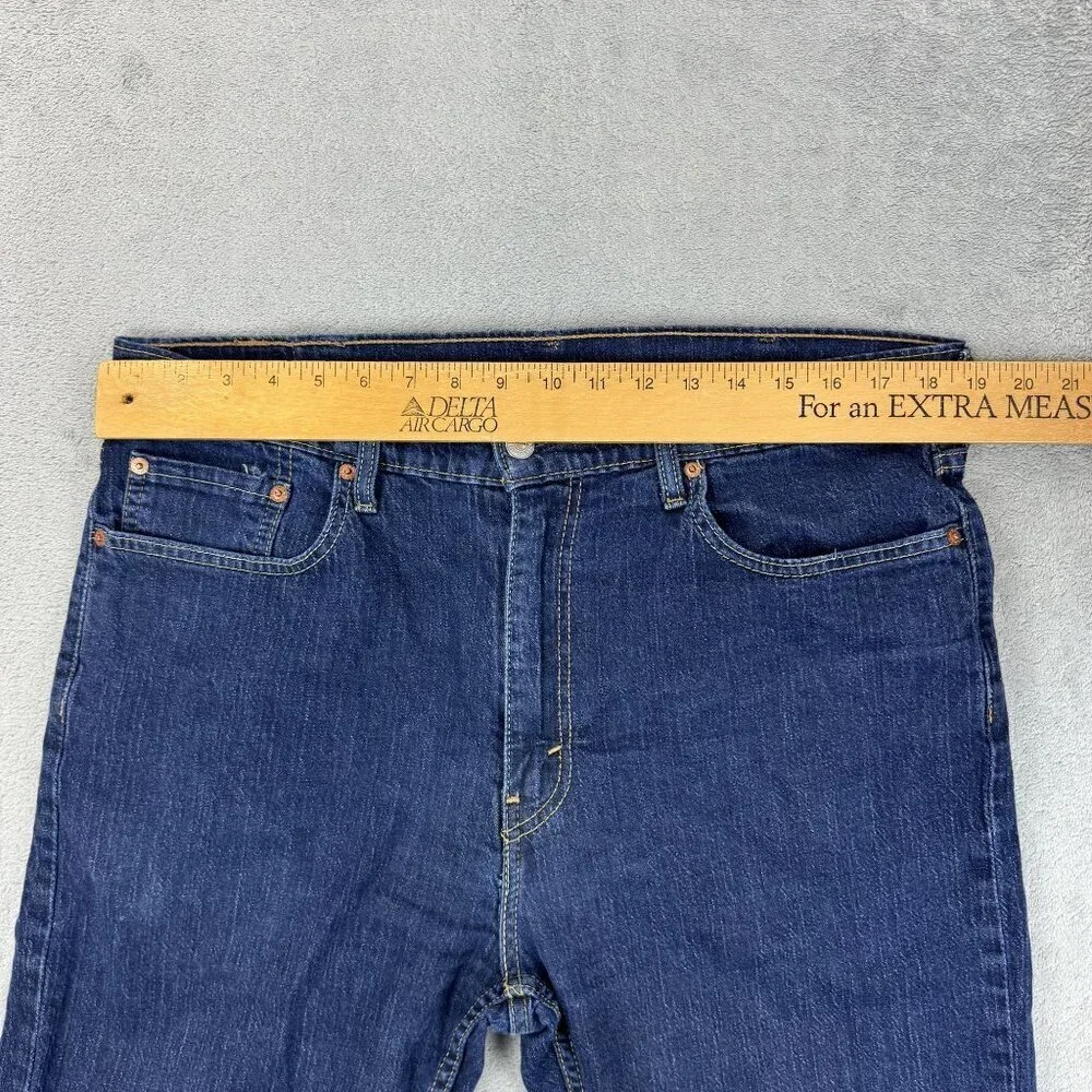 LEVIS 527 Boot Cut Denim Jeans Stretch Mens 38 Western Bootcut Blue Medium Wash
